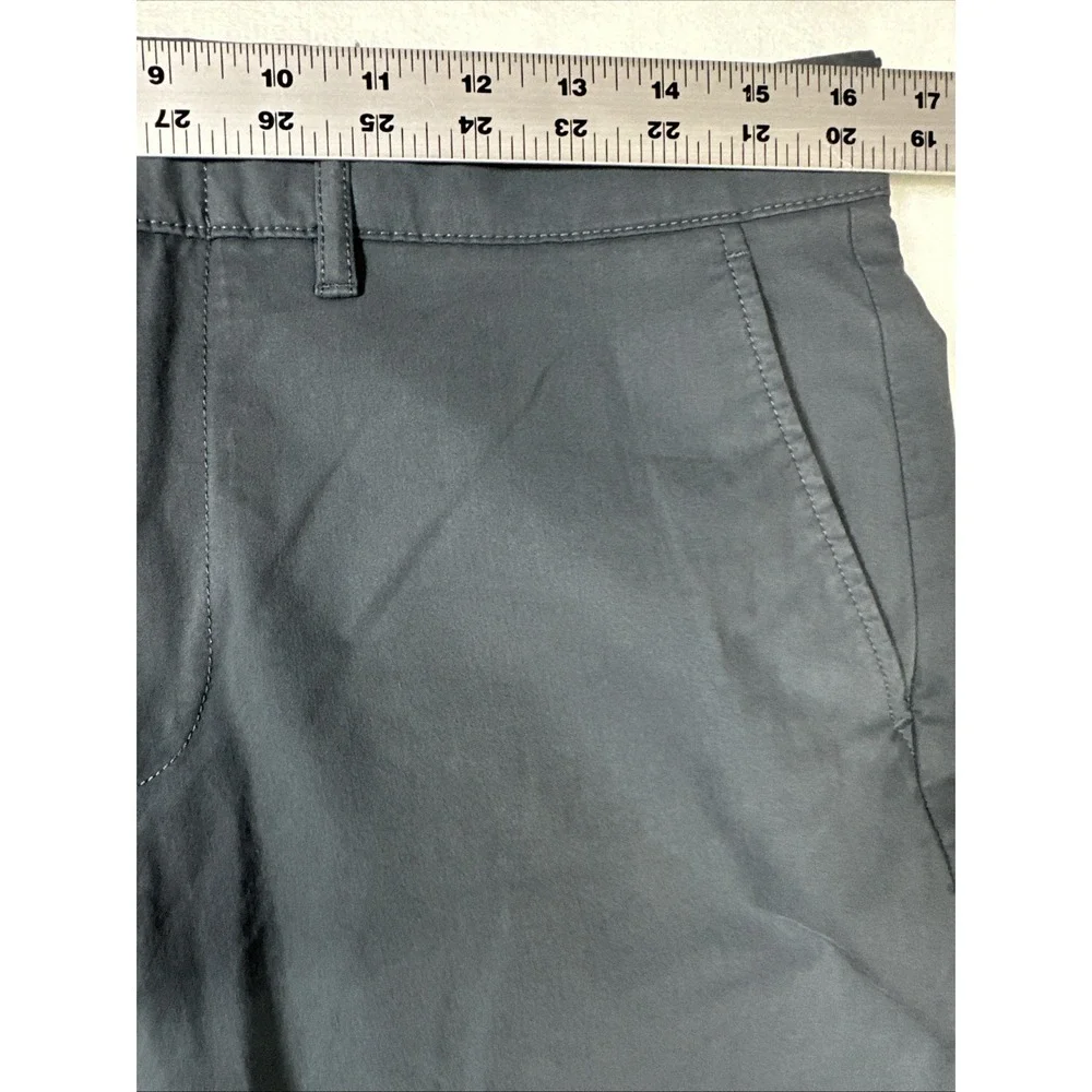 J.CREW 484 Slim Fit Tech Pant Chino Mens Sz 32x34 Gray Blue Cool Dry City Sporty